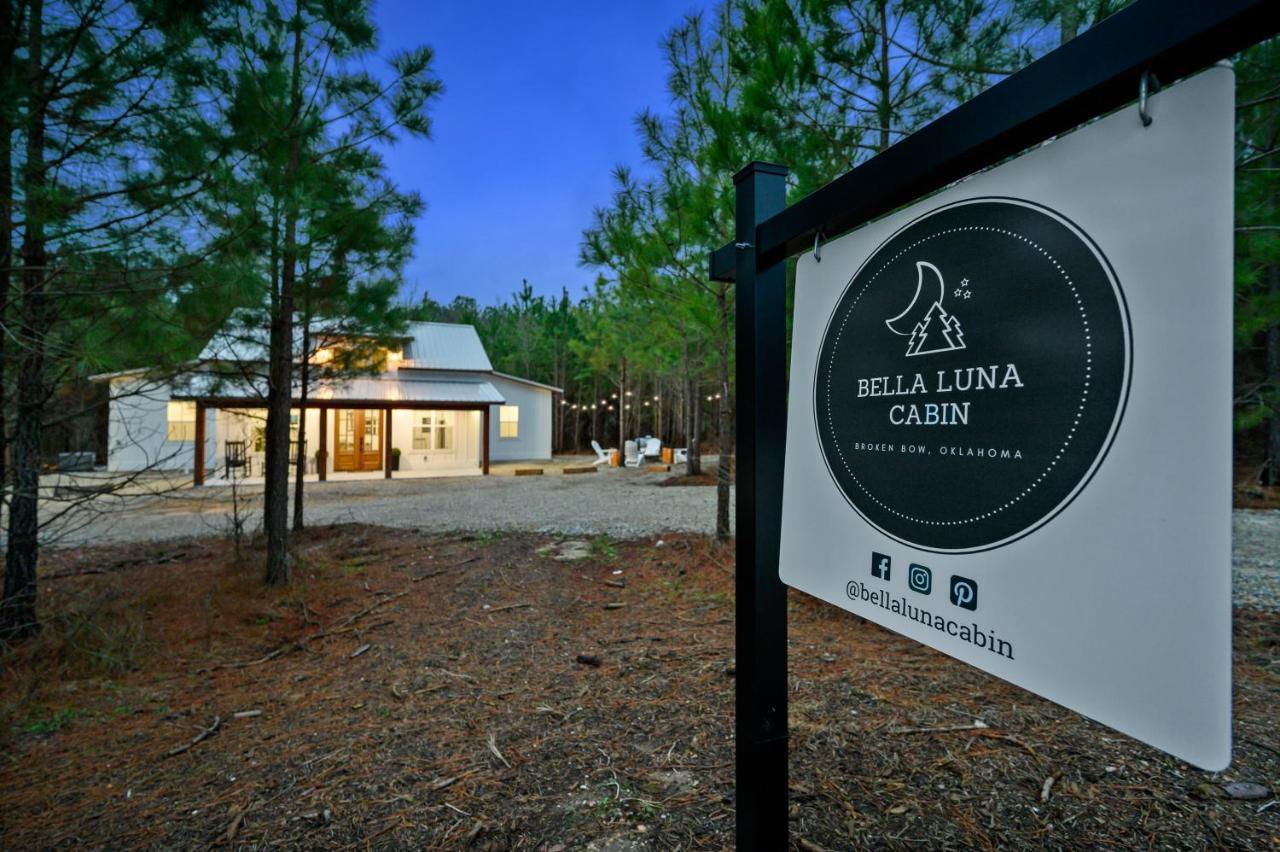 Bella Luna Cabin - Cozy Farmhouse Cabin, Private Deck, Swing Set, Fire Pit, Hot Tub Villa Broken Bow Ngoại thất bức ảnh